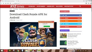 How To Download And Install Clash Royale(Bluestack And Android Device)