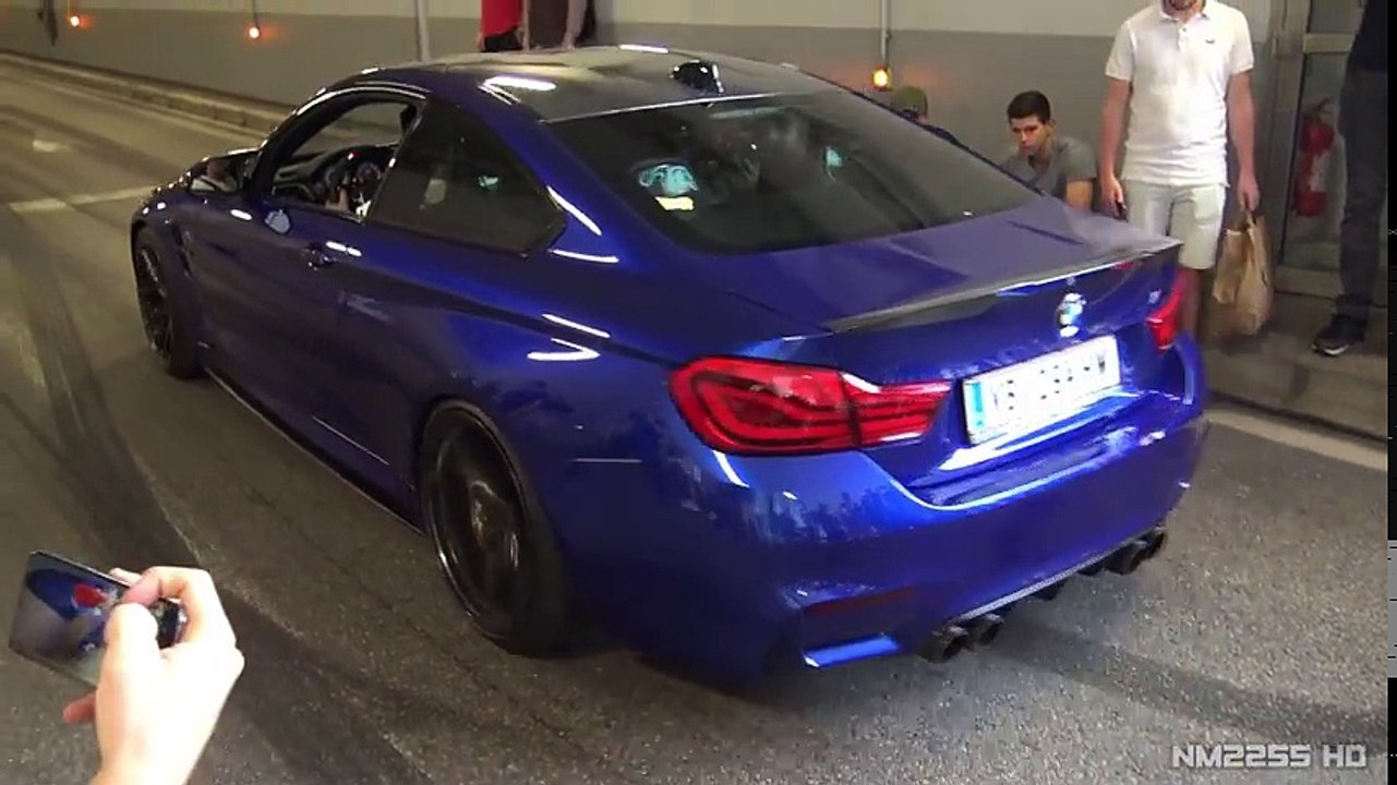 TUNED Cars Accelerating & Doing Burnouts in a Tunnel! - COPS Show Up! (Hilarious Reactions)