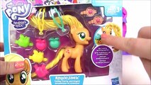 MLP Май Литл Пони Мультик AppleJack Twisty Twirly Hairstyles Видео для Детей. Игрушки для Девочек