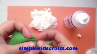 How to make a tp (toilet paper) carnation flower - EP - simplekidscrafts