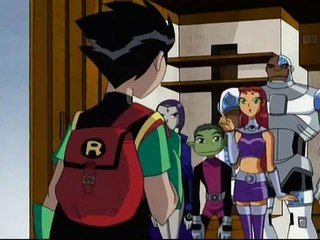 Teen Titans - dressing up like Robin
