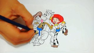 Disney Filme Toy Story Woody Jessie e Bala no Alvo Desenho Completo em Portugues - BrinksToysKids