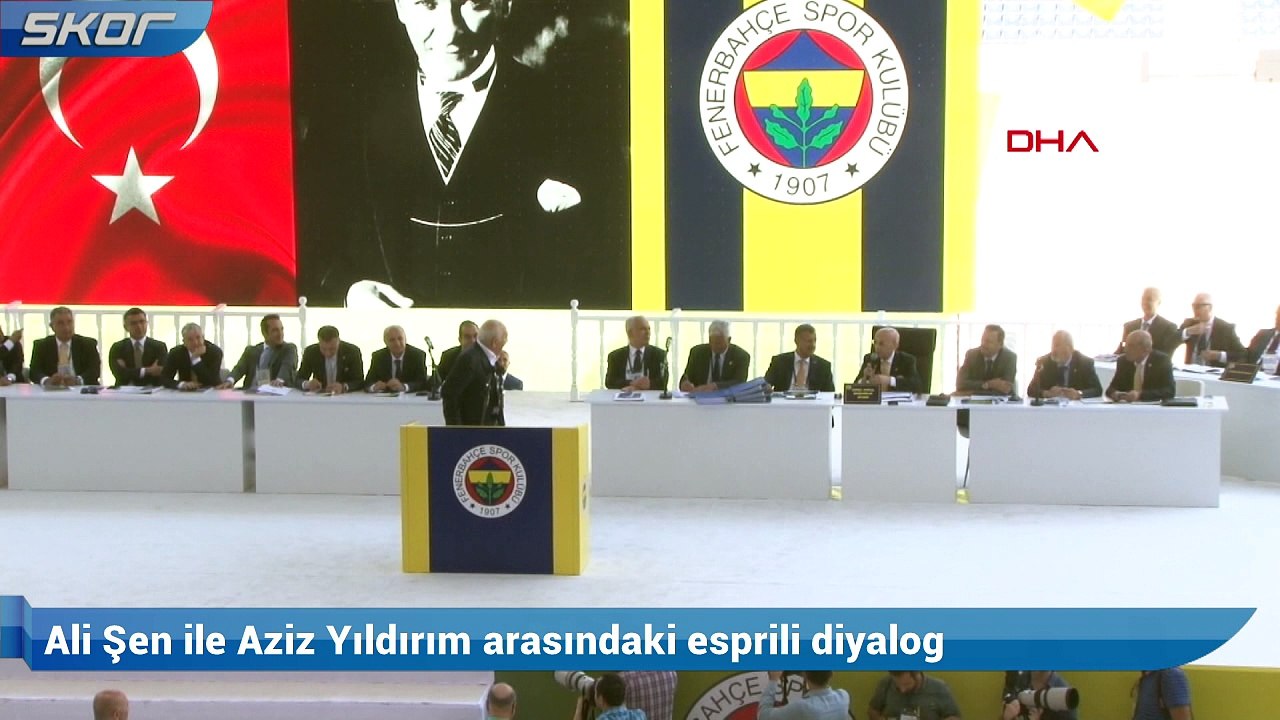 Ali Şen ile Aziz Yıldırım arasındaki esprili diyalog