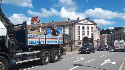 Une centaine de participants à la manifestation de Colère Vosges