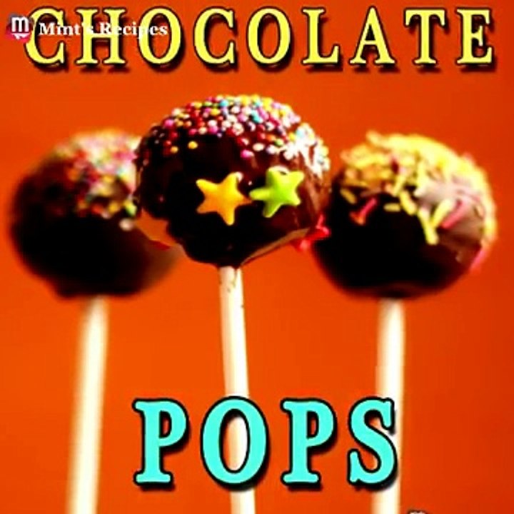 Chocolate Cake Pops-How To Make Chocolate Cake Pops in Hindi-Make Chocolate Lollipops at Home-Ep-104