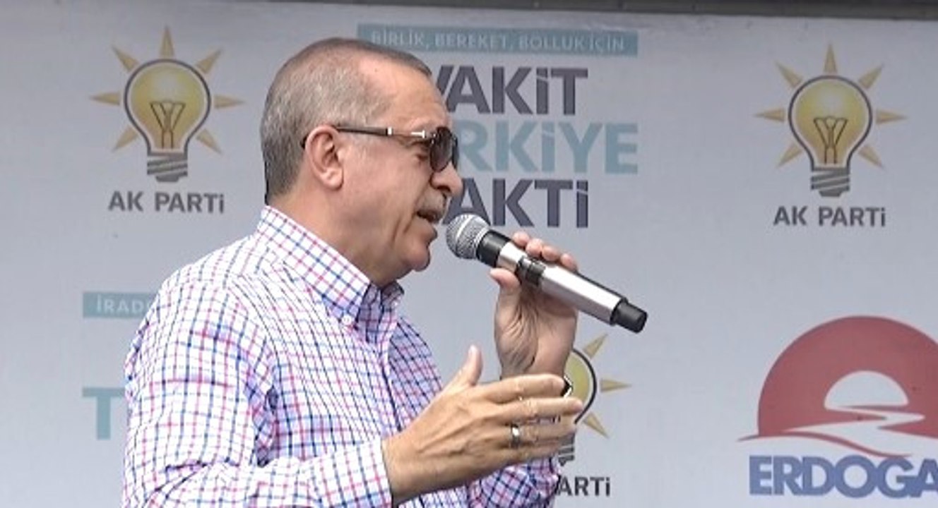 Cumhurbaşkanı ve AK Parti Genel Başkanı Erdoğan: "(Muharrem İnce'nin Sözleri) Hızlarını Alamayıp...