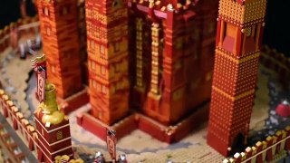 Motorized LEGO Game of Thrones Red Keep – 125,000 Pieces!