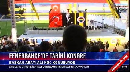 Fenerbahçe kongresinde gerginlik: Aziz Yıldırım yerinden fırladı