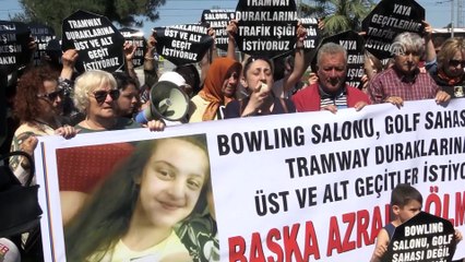 Kızını kaybeden anneden 'üst geçit' eylemi - SAMSUN