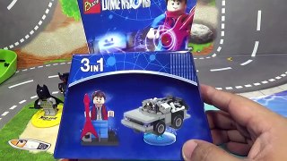 bozhi 디멘션 백투더퓨처 마티 맥플라이 드로이안 자동차 레고 짝퉁 조립 리뷰 Lego Dimensions 71201 back to the future Level Pack