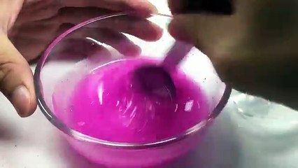 How to make Bubble Gum Slime - Elieoops