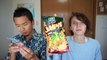 Japanese boy and American girl try German Snacks!! (w/Wanted Adventure!)