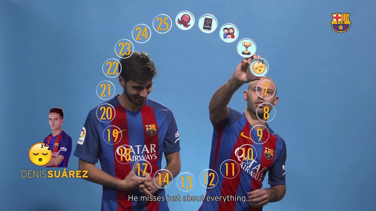 BARÇA EMOJIS: André Gomes - Mascherano