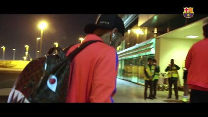 BEHIND THE SCENES - FC Barcelona, to Qatar and back with a friendly in between