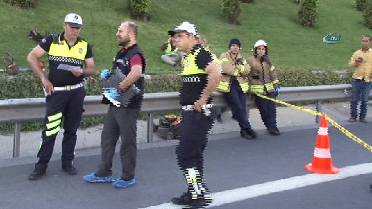 Ümraniye TEM Otoyolu Sabiha Gökçen ayrımında kaza: 2 ölü, 5yaralı