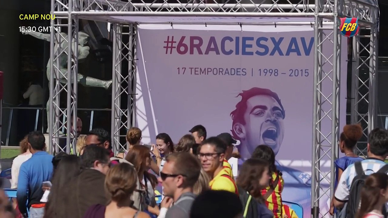 BEHIND THE SCENES - The build-up to Xavi Hernàndez's tribute