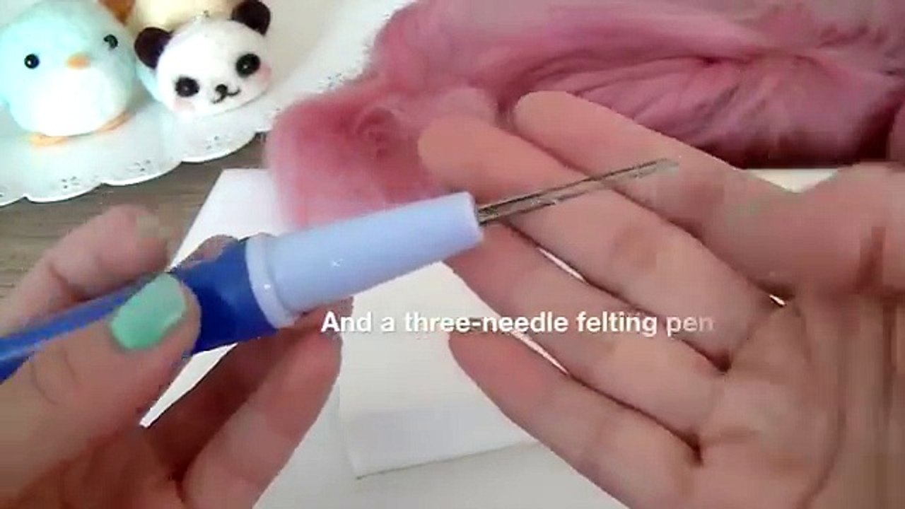 Needle Felt Ice Lolly - Kawaii Craft Tutorial w...