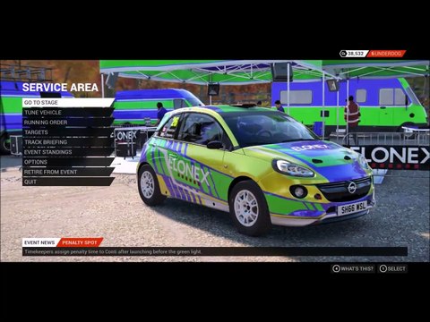 DiRT 4 1st in Stage 2nd in Event Opel Adam R2 Stage 2 Amber Forrest USA Nats Open