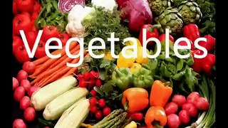 vegetables flash cards for kids