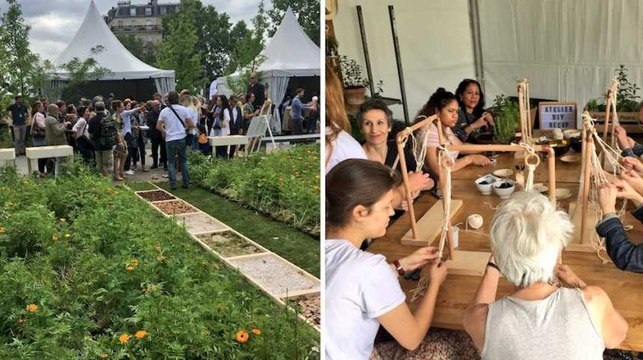 Des vaches et des fleurs en plein Paris pour célébrer la biodiversité et l'agriculture urbaine