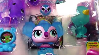 LPS Colorfully Sweet Clear Blue Collection Littlest Pet Shop Set Toy Review Opening