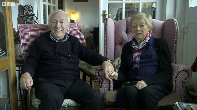 My 84-year-old husband now does my make-up - BBC News