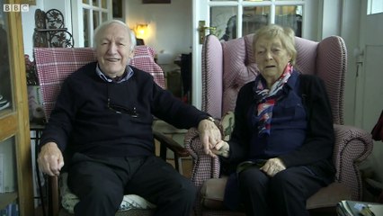 My 84-year-old husband now does my make-up - BBC News