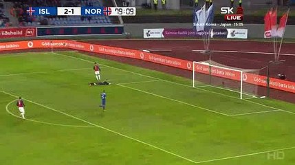 Joshua King Goal - Iceland 2-2 Norway 03-06-2018