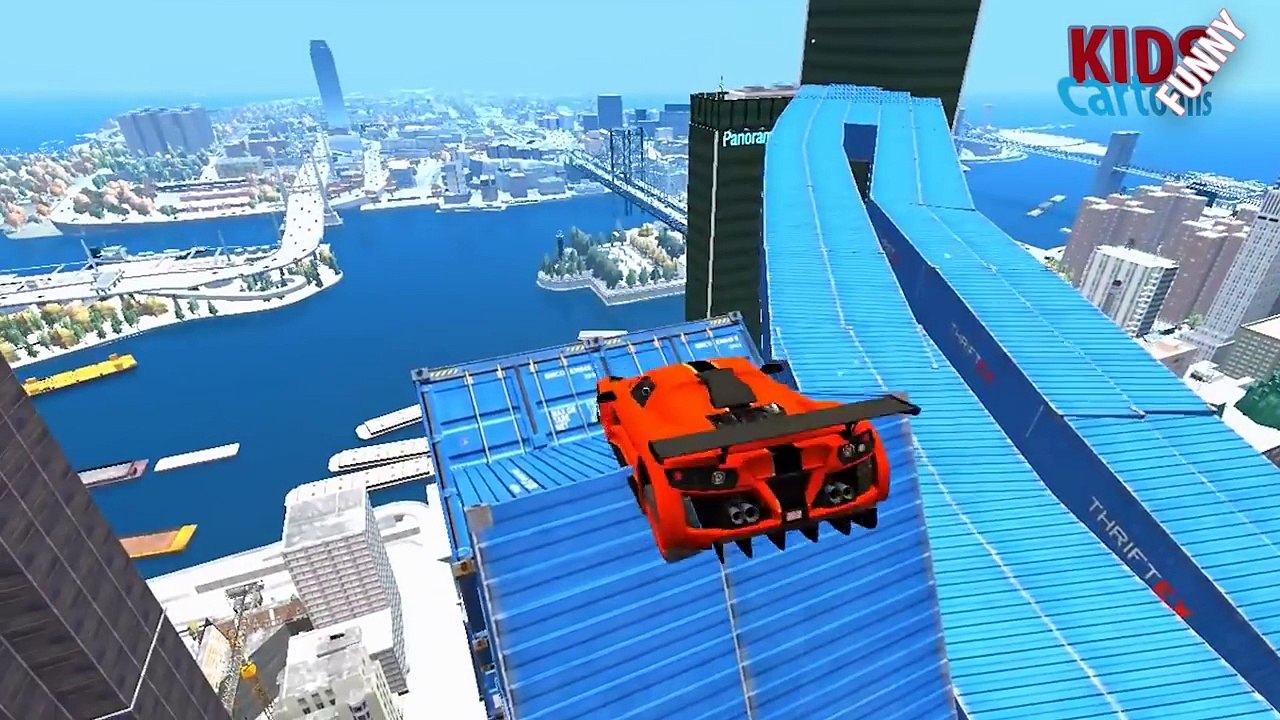 Спортивные машинки и Человек паук. Мультики и Видео для детей. Детские стишки