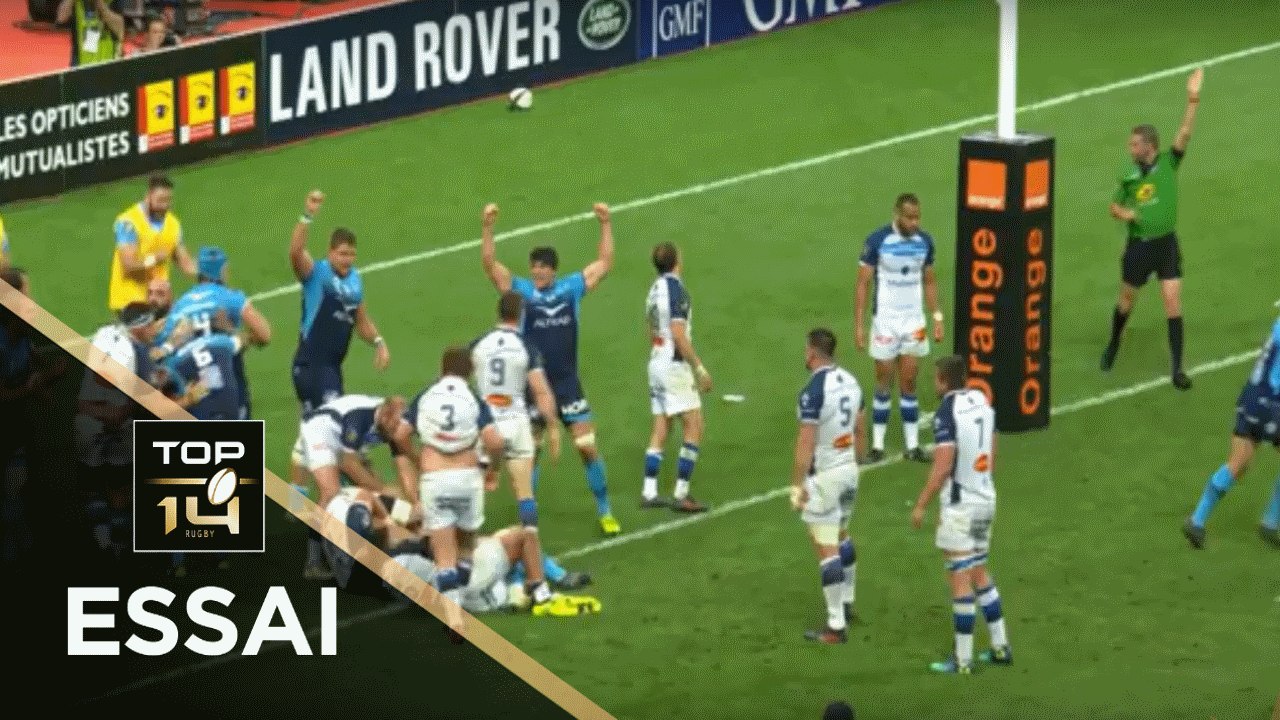 TOP 14 - Essai de PENALITE (MHR) - Montpellier - Castres - Finale - Saison 2017/2018