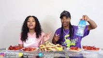 SEAFOOD BOIL MUKBANG!!! (SUPER FUNNY)