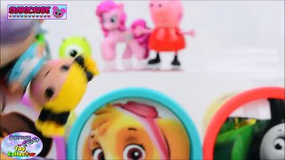 Learn Colors Nick Jr Umizoomi Dora Skye Thomas Play Doh Toys Surprise Egg and Toy Collector SETC