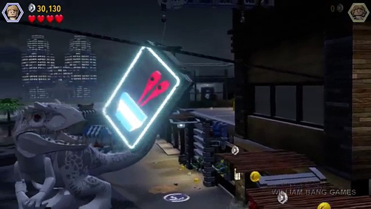 LEGO Jurassic World - Indominus Rex VS T-Rex + Ending [Full Battle]