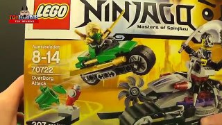 LEGO Ninjago Masters of Spinjitzu Overborg Attack Set 70722,Toy Review