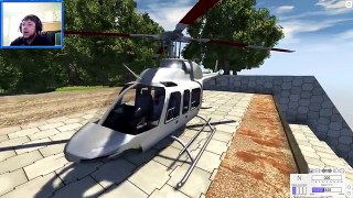BeamNG DRIVE - Взрыв в небе | Bell 407