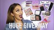 HUGE INTERNATIONAL MAKEUP GIVEAWAY! (CLOSED) 2017 Carli Bybel Palette, LipKits & more | Julia Dantas