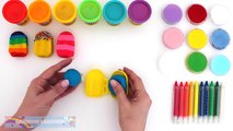 Learn Rainbow Colors with Play Doh Popsicles and Body Paint * RainbowLearning