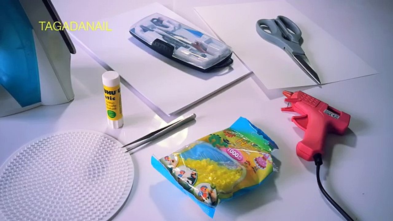 DIY Bloc Note Macaron Perles à repasser Hama