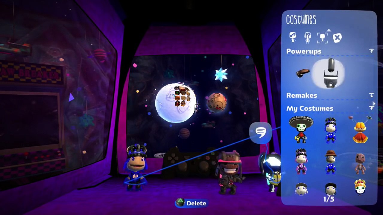 LBP2 Glitch: Wearable Brain Crane and Creatinator costumes!!!