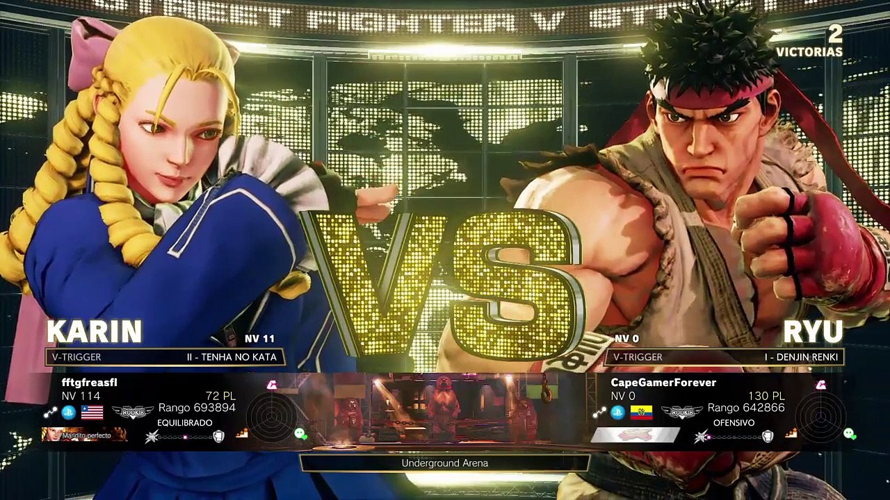 Street Fighter V Online Matches Competition USA VS ECUADOR PS4 2018