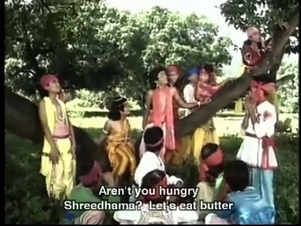Mahabharat ep  13  Krishna brahmand darshan and krishna gets caught while stealing makhan