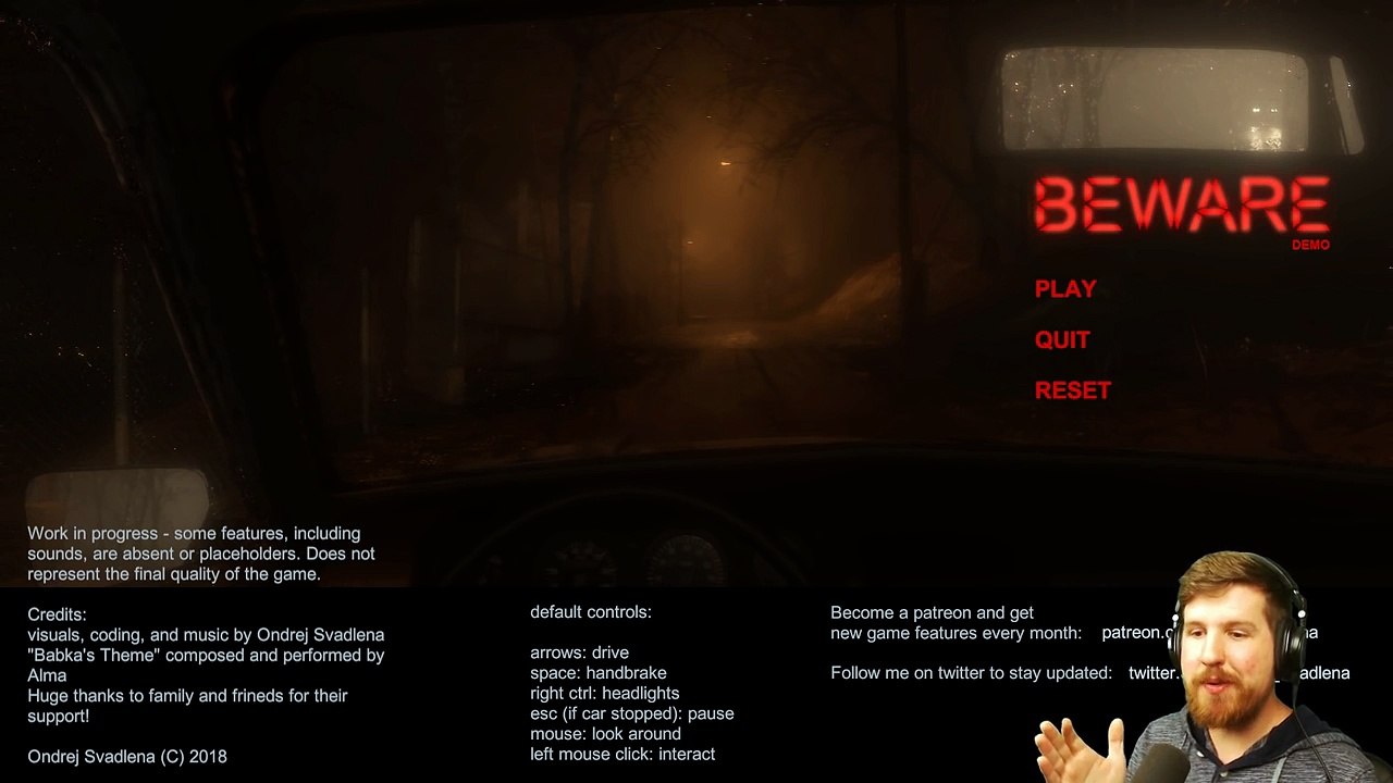 BEWARE - Driving Horror Game