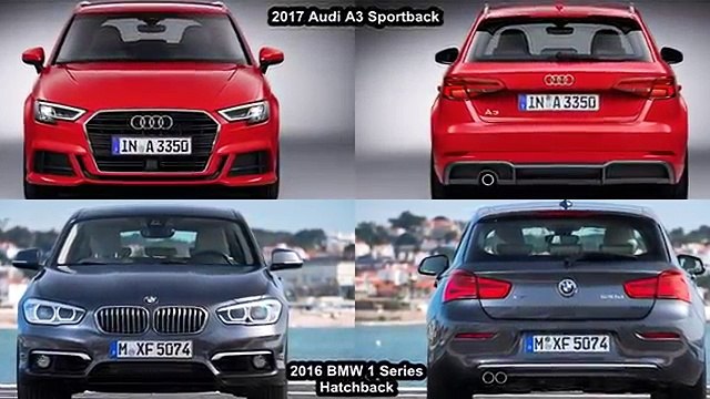 2017 Audi A3 Sportback Vs 2016 BMW 1 Series Hatchback - DESIGN!