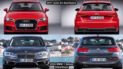 2017 Audi A3 Sportback Vs 2016 BMW 1 Series Hatchback - DESIGN!