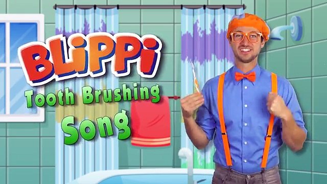 Tooth Brushing Song by Blippi | 2-Minutes Brush Your Teeth for Kids