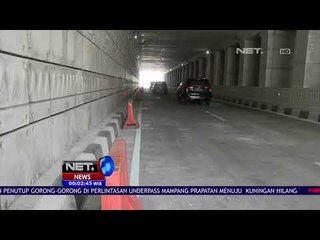 Penutup Gorong Underpas Mampang Hilang -NET24