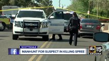Top stories: Manhunt for Phoenix and Scottsdale shooter; Signatures for Arizona education; Heat increasing in the Valley