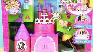 Pretty Pet Palace Puppy In My Pocket Playset with Ultra Rare Glitter Dog Toys!
