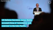 Mattis Takes Hard Line On China In Singapore Speech