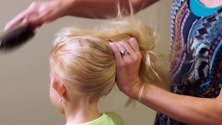 How to make Bow Hair // Back-To-School Hairdo Tutorial // Natural Hairstyles